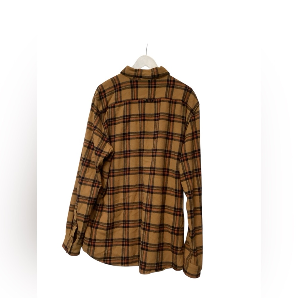 Fjällräven Men's Övik Heavy Flannel
Shirt in Buckwheat Brown/Autumn Leaf - Picture 6 of 9